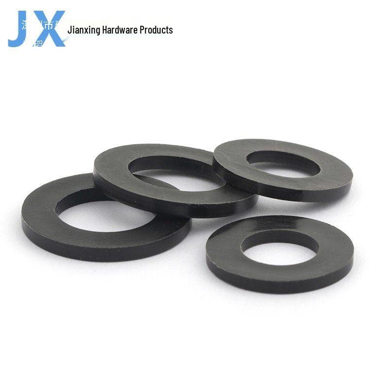 White Wear-Resistant Nylon Flat Washer Round Plastic Insulating Gasket M4-M20