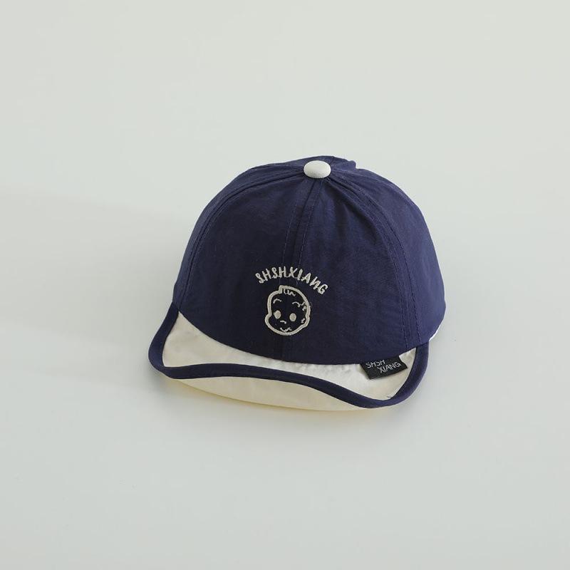

Baby hat for spring and autumn, thin style, super cute for boys and girls, baseball cap, spring style, children s quick-dry duckbill cap for toddlers 6-24Months（48-50CM）-A