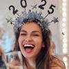 2026 Star Headband 2026 Christmas Happy New Year Hair Accessories New Year's Eve Headband for Holiday Party Decoration