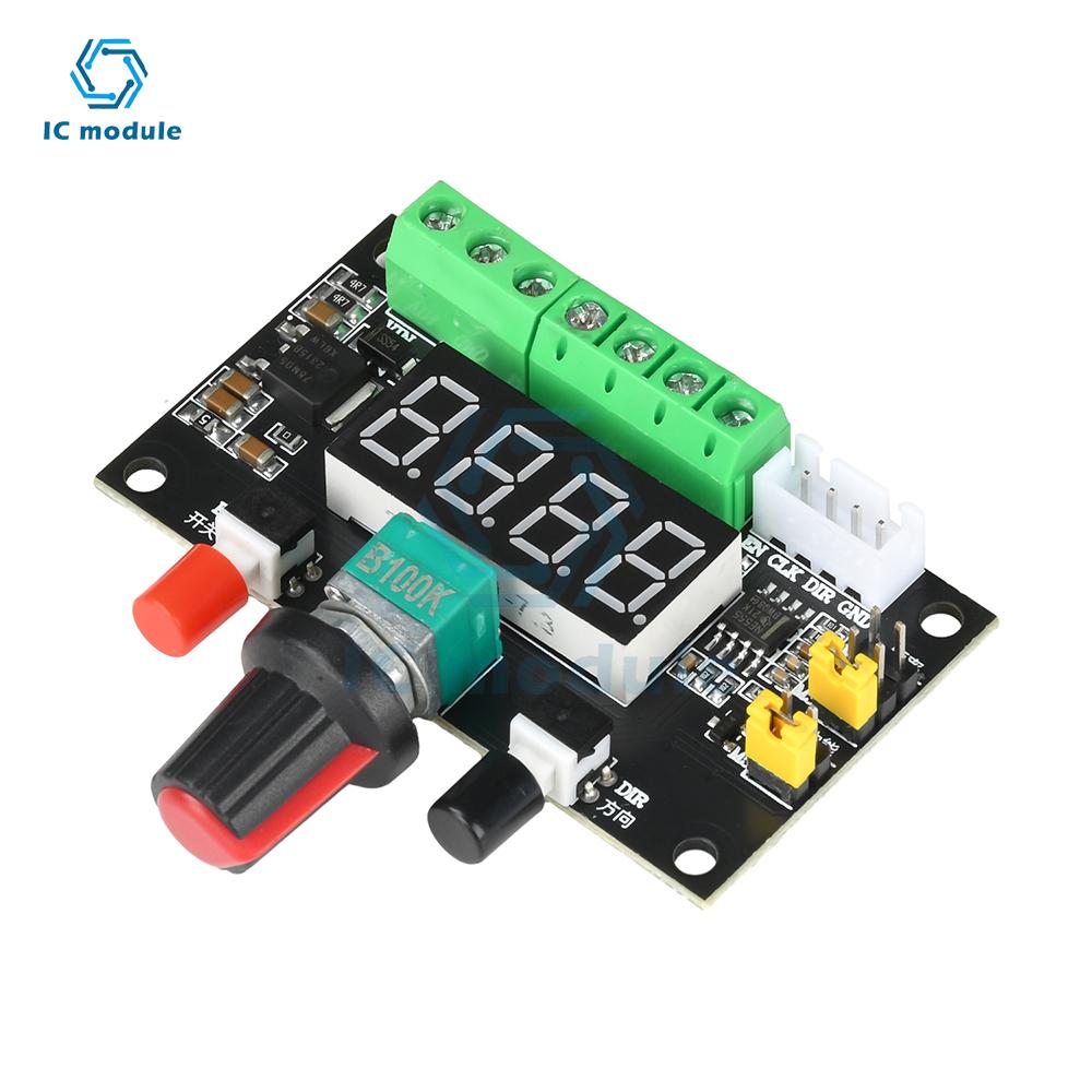 12V 24V Schrittmotorsteuerung mit PWM-Pulssignalgenerator, Umkehrbare Drehung & Geschwindigkeitsregelung für die Automatisierung