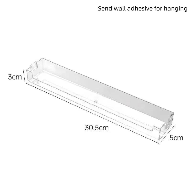 5 Set Punch-Free Wall-Mounted Clear Eyewear Case - Multi-Shelf Sunglasses Organizer Hanging Storage & Display Rack for Home