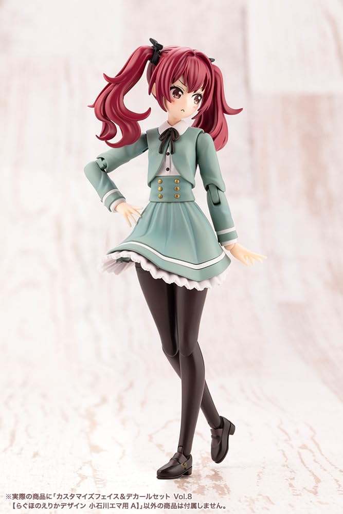 Custom Face & Decal Set Vol.8 for Koishikawa Emma A 1/10 Scale Model Kit - Designed by Ragho No Erika