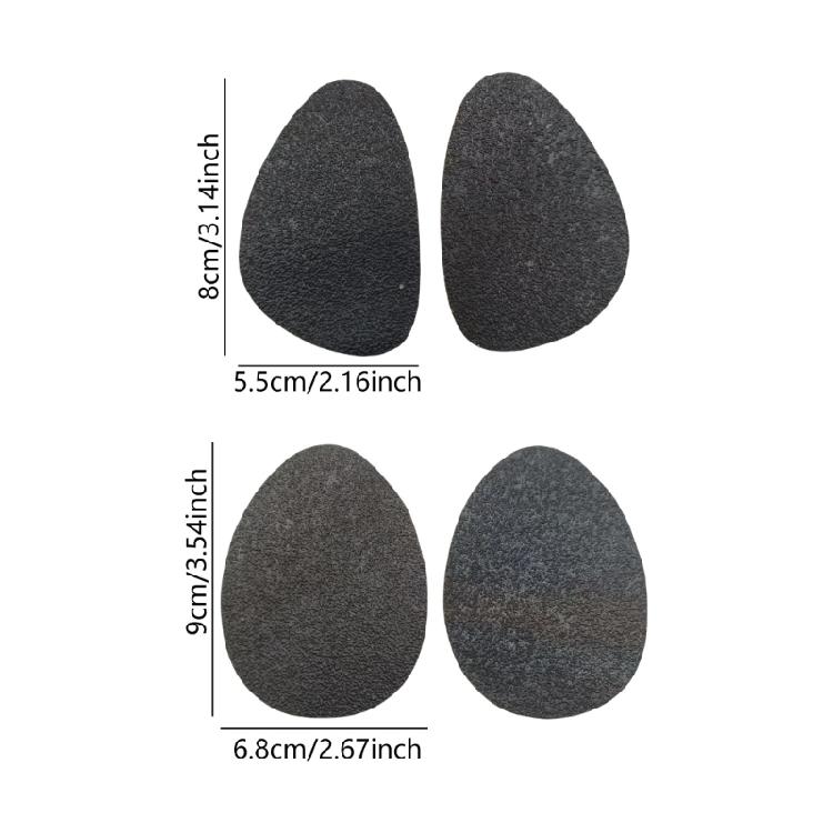 10Pcs Shoe Pads Nonslip Adhesive Soles Protector Patches for Dance Shoes and High Heels Footwear Enhances Durability