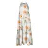 Women's Summer Sleeveless Valentine's Day Printed Loose Splicing Casual Hanging Neck Beach Dresses