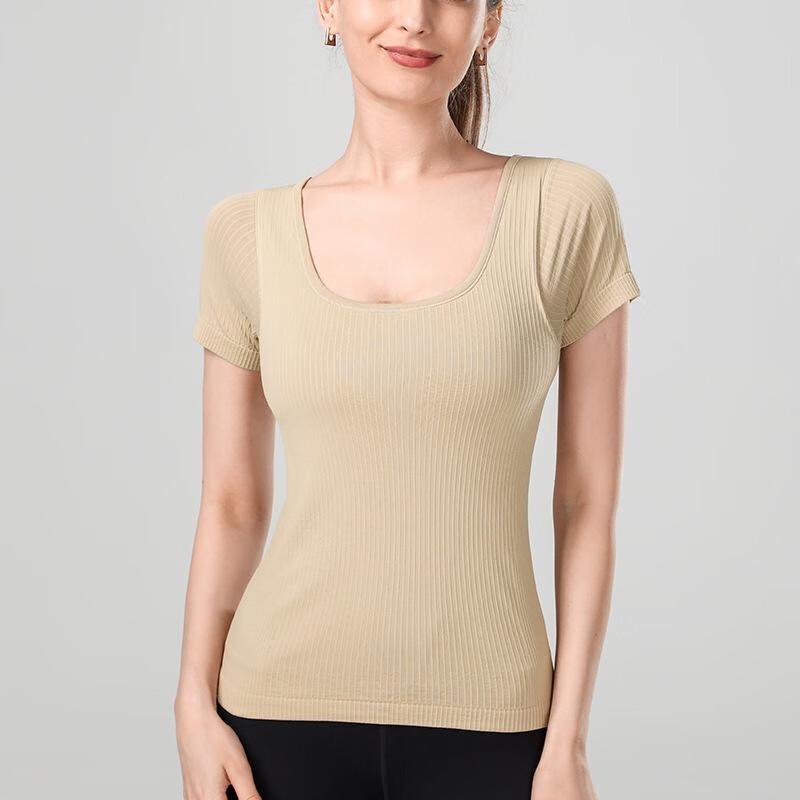 Women s Ribbed Yoga & Sports T-Shirt S