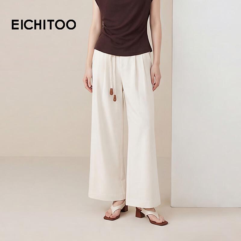 EICHITOO Lyocell Linen Casual Trousers S