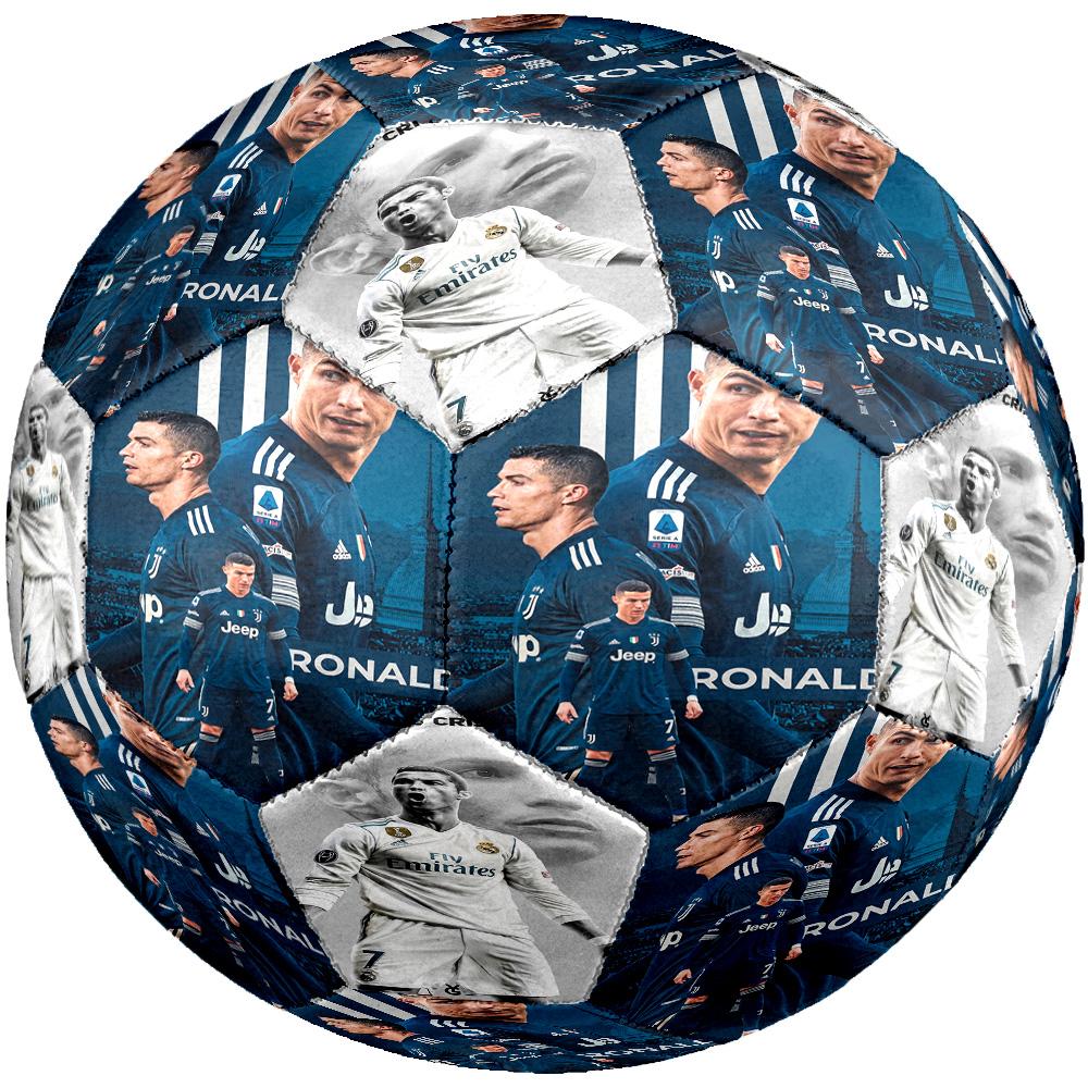 Momento Celebrativo del Calcio di Ronaldo Pallone da Calcio Misura 5 Cucito a Macchina Universale per Interni/Esterni Regalo Unico per gli Amanti del Calcio