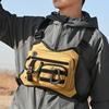 Unisex Tactische Sling Borsttas Met Verstelbare Riem Meerdere Zakken Duurzame Rits, Draagbare Opbergrugzak Voor Hardlopen Wandelen Vissen Fitness