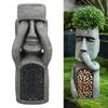 10 Inch Moai Monolith Garden Sculpture in Easter Island Resin