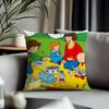 Viral CCcaillouiou Cushion Cover Antidustmite Pillowcase Invisible Zipper Silky Short Plush Sofa Cushion Cover