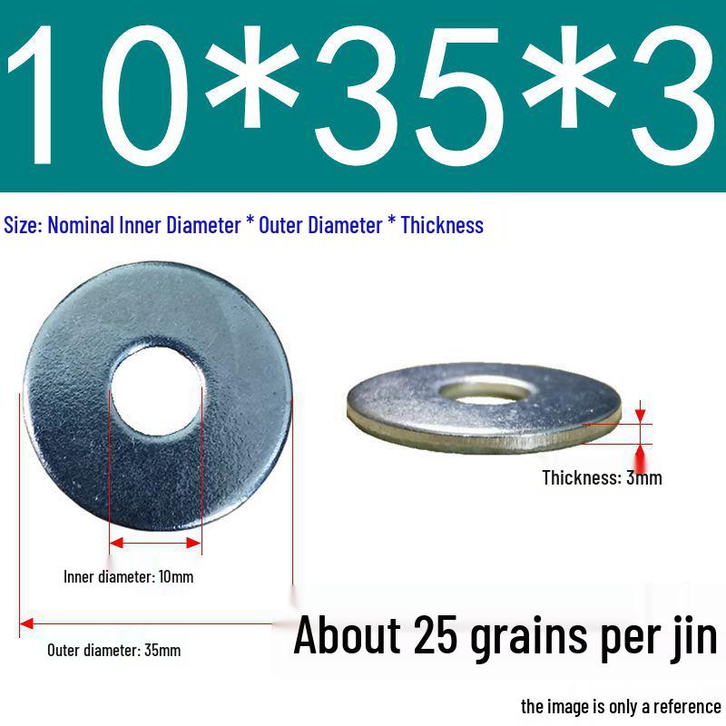 Galvanized Oversized Metal Washers M3-M60