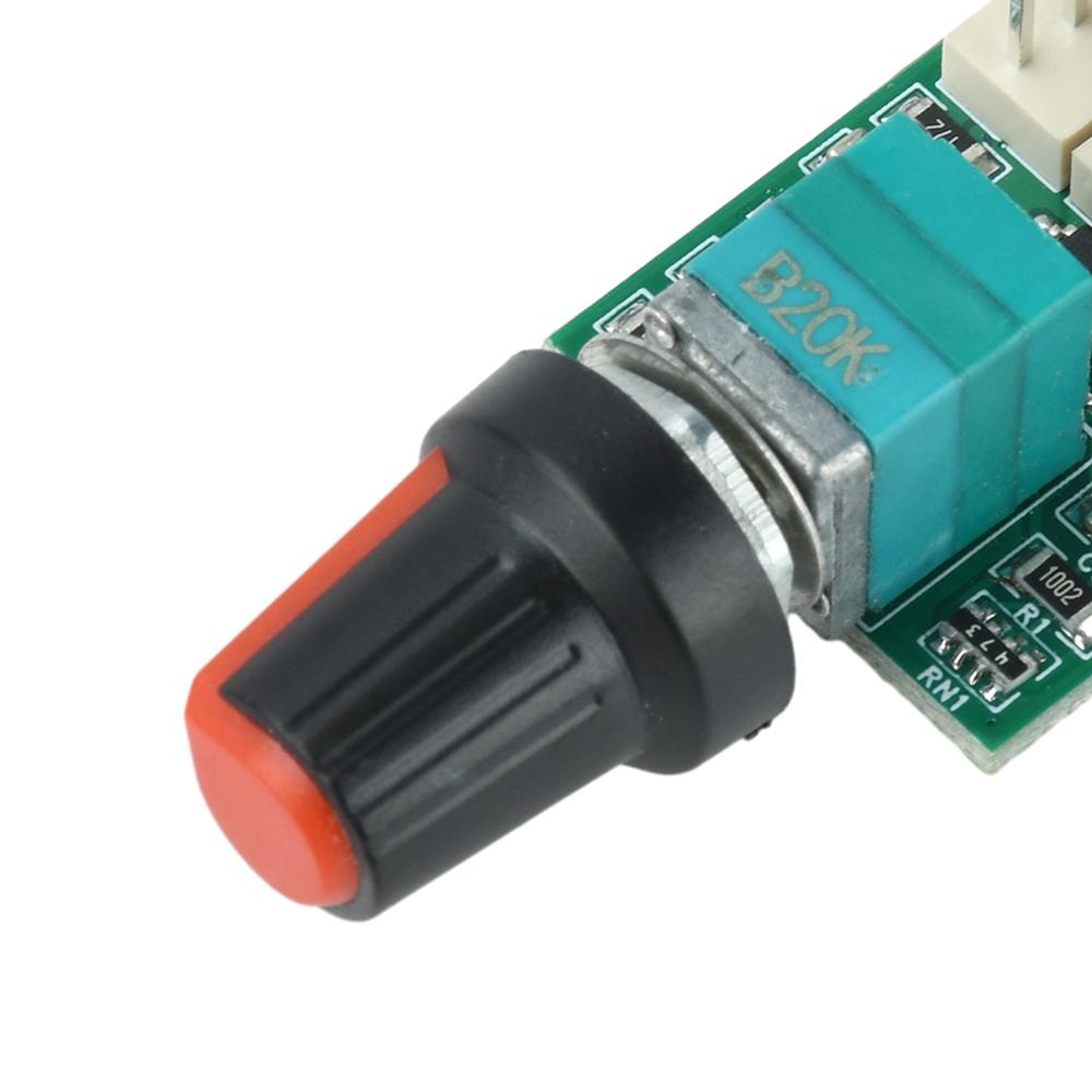 4-Wire Fan Speed Regulator DC 12-24V 1.5A Dual-Channel PWM Speed Controller Low Voltage Motor Speed Controller Module