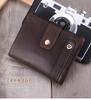 Genuine Leather Wallet Short Coin Purse Simple Bag Wallet Men's Wallet