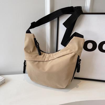 Nylon Cloth Fashion Casual Bag Spring And Summer Niche One Shoulder Messenger Bag Foreign Style Dumpling Bag Go Out Bag Women