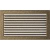 Vent Cover 22x37 black and gold with blinds