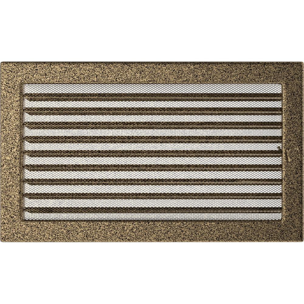 Vent Cover 22x37 black and gold with blinds