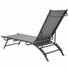 vidaXL Sonnenliegen 2 Stk. Textilene und Stahl