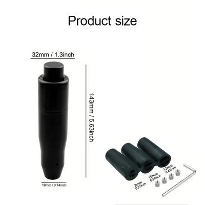 Car Shift Head Aluminium Alloy Car Button Shift Head Restricted Position Shift Knob Shift Button Shift Lever Car Shift Handle