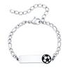 Xiaomi Vnox Personalized Baptism Gift to Girls Boys, Newborns Name Date Engraved Bracelets, Butterfly Car Charms Bracelet Gift