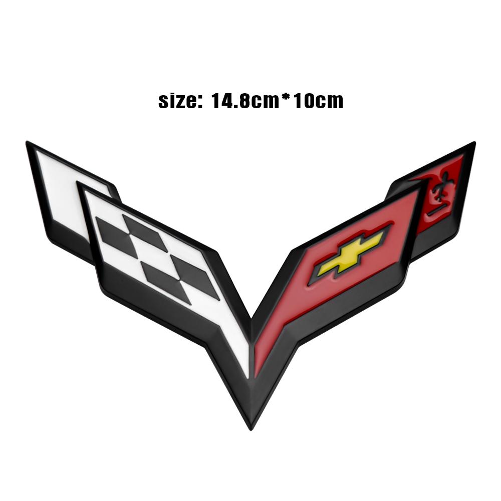 3D Metal Car Side Body Fender Sticker Wing Shape Decor Decal For Chevrolet SS Camaro Aveo Niva Captiva Cruze Malibu Captiva Trax