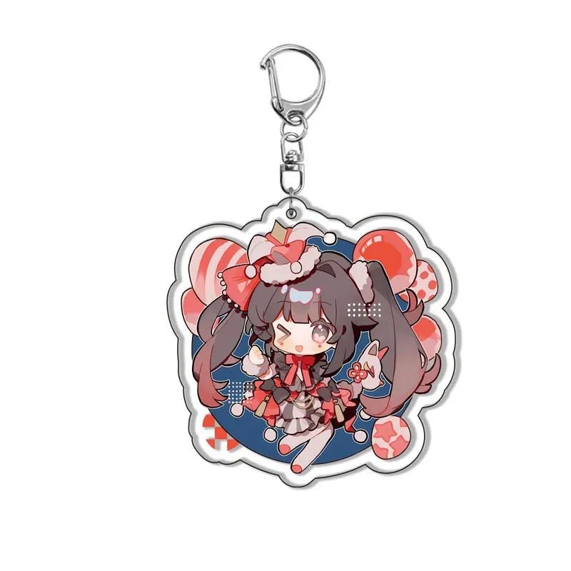 

Honkai Star Rail Sparkle Sunday Acheron Black Swan Sparkle Robin Misha Cosplay Keychain Acrylic Key Chain Pendant Keyring Gifts