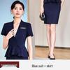 Premium Women's Summer Short-Sleeve Suit Set - Elegant Skirt Suit for Professional and Stylish Workwear