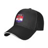 Croatia Flag Emblem Baseball Cap Big Size Hat New Hat Vintage For Women Men's