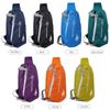 Crossbody Sling Bag Ultra lehká voděodolná nylonová náprsní taška přes rameno s otvorem pro sluchátka