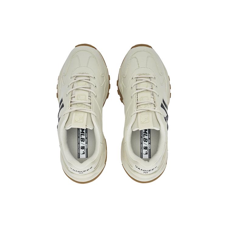 New MLB Big Ball Chunky Low Top Chunky Sneakers Unisex Cream 3ASHBWS4N-50CRS