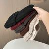 Love love embroidered hat women's autumn and winter casual versatile knitted hat ear protection warm thickened wool hat