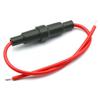 New 1/10Pcs Glass Fuse Holder Screw Type 5X20mm With 20AWG Wire Cable Fuse Casing 250V 5*20mm 6*30mm Fuses Boxes Fuse Tube