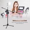 140cm   4.6ft Adjustable Height Light Stand Durable Aluminum Alloy Floor Tripod Stand Kit with Phone Holder Max
