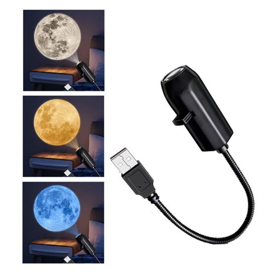Star Projector Lamp 2-in-1 Night Light with Auto Motion Dawn Sensor Vibrant Aurora Northern