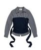 THE GREEN LAB Wrap-Up Check Shirt [Navy]