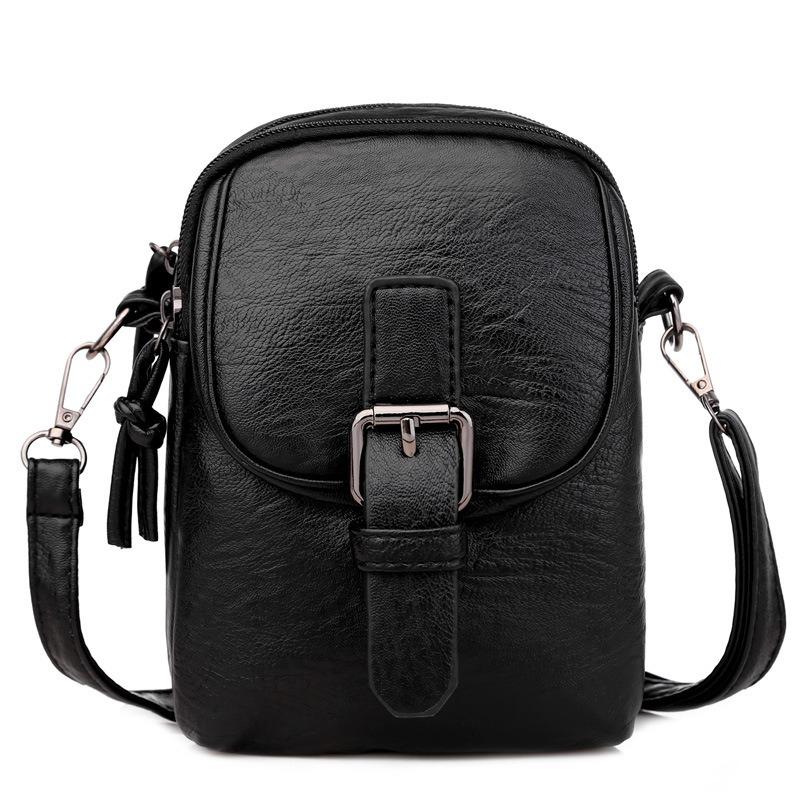 Women Crossbody Bag Fashion New Phone Bag Soft Leather Texture Multi-Compartment Shoulder Bag Summer Coin Purse