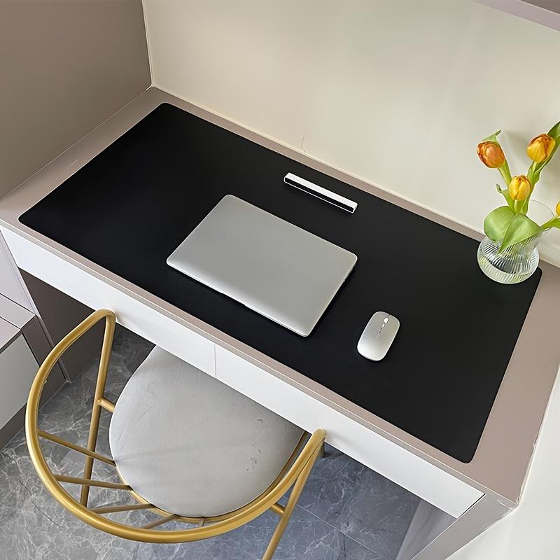 

Великий шкіряний килимок для миші - нековзкий, водонепроникний і міцний настільний килимок, підходить для офісу, ноутбука, обіднього столу та стійки 100cm x 50cm чорний