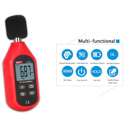 UNI-T UT353 Mini Display LCD Digital Medidor de Nível de Som Instrumento de Medição de Ruído Decibel