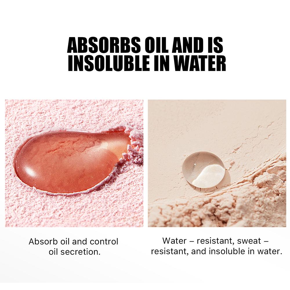 5 Color Luxury Powder for Women Face Foundation Pearlescent Powder Bottle Loose Powder Authentic Oil-Control Beauty Make Up Art Tools