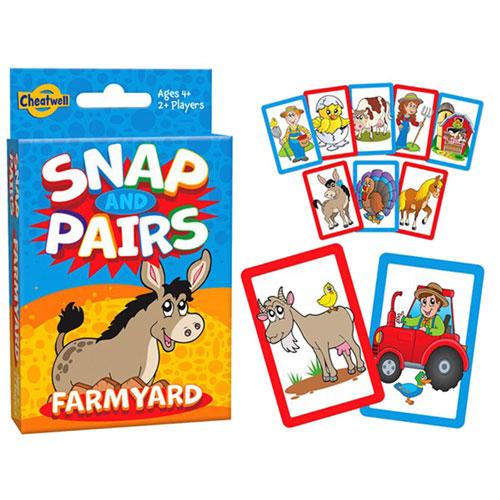 

Детская карточная игра Cheatwell Snap & Pairs (Фермерский двор)