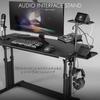 Bauhutte Audio Interface Stand Under Desk Headset Audio Mixer Storage Retrofit BHP-A220-BK