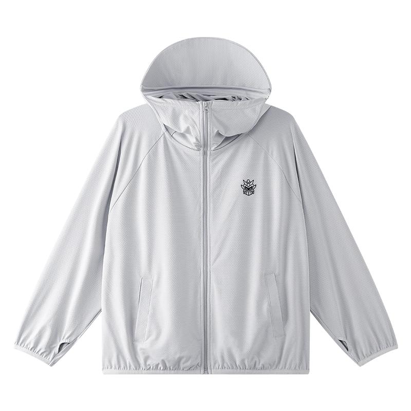 Zuo Xi Boys Summer Ice Silk UV Protection Hooded Jacket 110