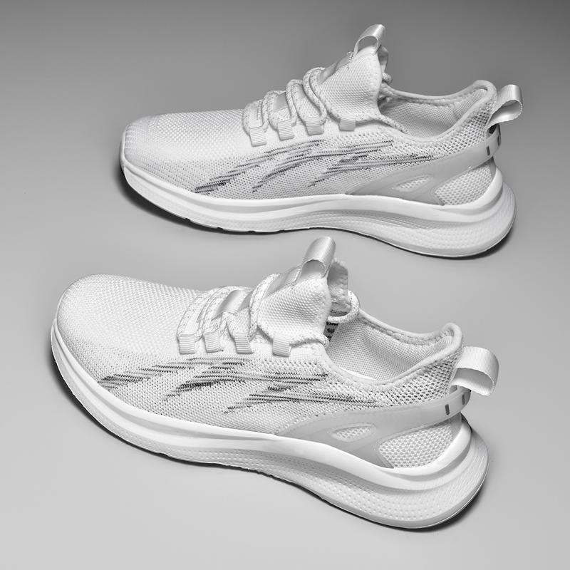 Men's Shoe Platform Lightweight Tennis Sneakers Summer Outdoor Running Mesh Breathable Travel Versatile Casual Shoes Size 45