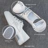 2025 Women's White Genuine Leather Soft Sole Casual Flat Shoes – Spring Versatile Style