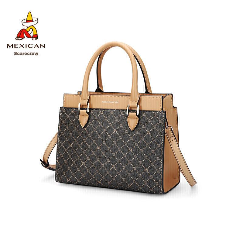 MEXICAN Crossbody Bag, Handbag, Shoulder Bag, Brown