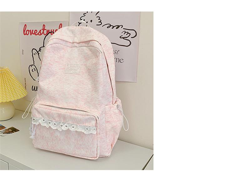 Schoolbag summer refreshing sea salt bubble milk blue schoolbag Japanese girl gentle atmosphere student party class small backpack