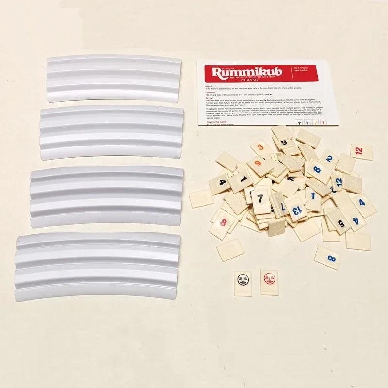 Unleash Fun and Creativity with The Classic Rami Tile Game – Rummikub Board Game Entertainment Set Family Party Night
