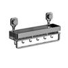 Miflame Wall-Mounted Suction Cup Bathroom Shelf