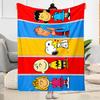 Peanuts Characters In Panels Flannel Blanket-Soft and Suitable for Sofas,Beds,Offices,Travel,All Seasons,Great Gift for Holidays and Birthdays.