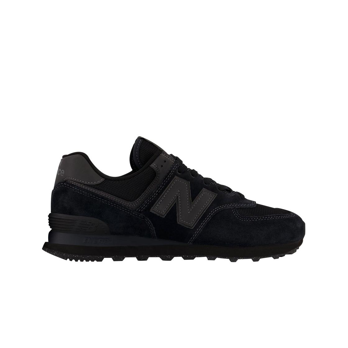 

Мужские кроссовки New Balance 574 Triple Black 2021 2E Wide ML574EVE