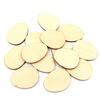 50Pcs Unfinished 60Mm Lime Wood Egg Shape Cutouts for DIY Crafts Christmas Ornaments Nursery Tags Wall Decor DIY Wood Cutouts
